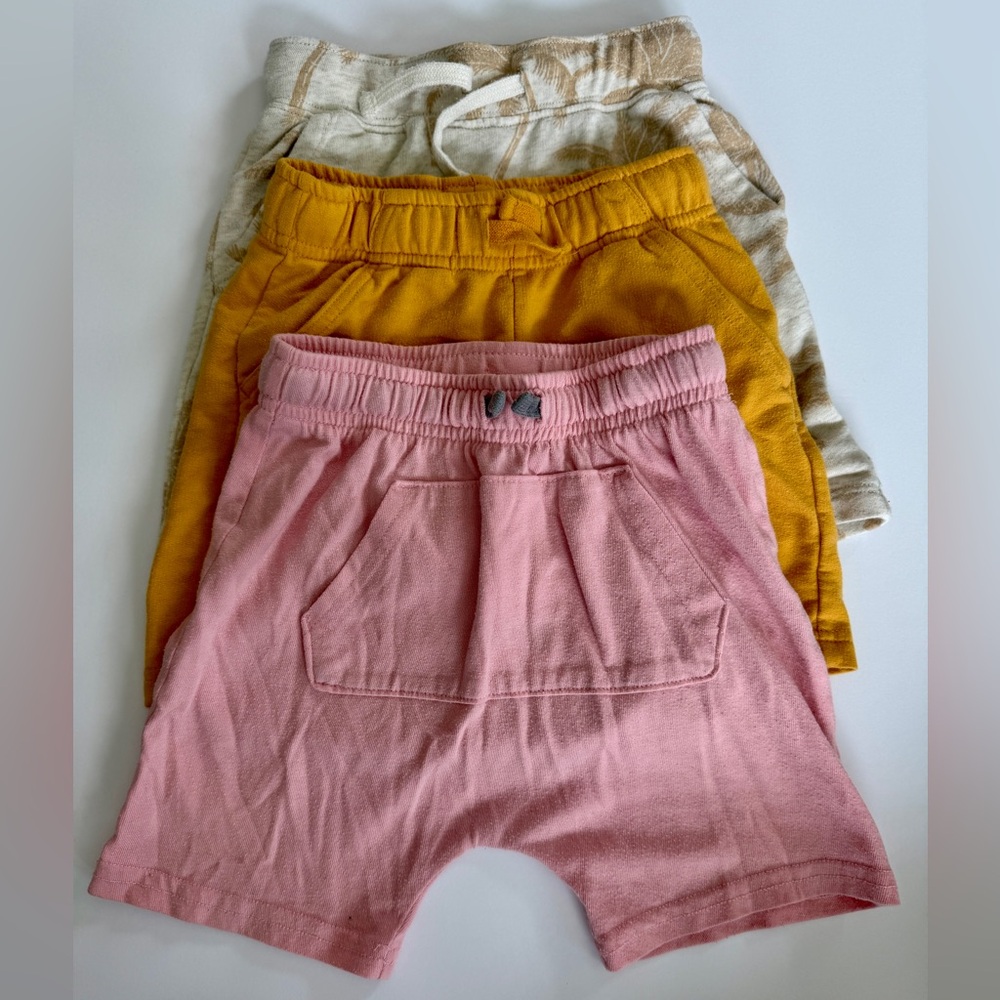 Set of 3 Cat & Jack Toddler Easy Pull-Up Shorts Used Good Condition